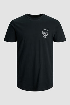 Springfield Skull cotton T-shirt black