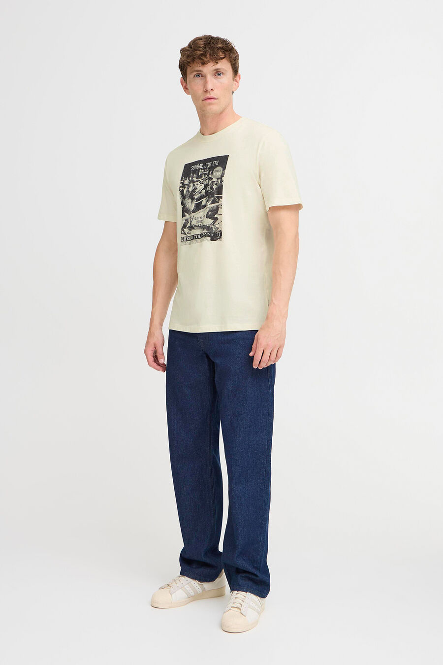 Camiseta manga corta gráfica