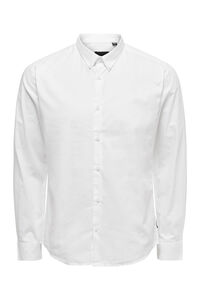 Only & Sons Camisa de hombre slim fit y 100% algod&oacute;n.