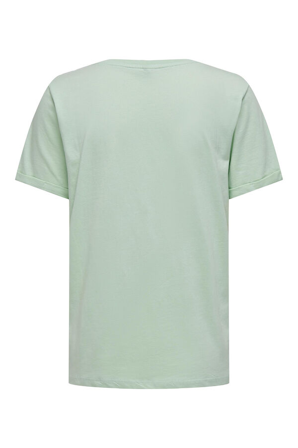 Springfield T-shirt com bordado verde