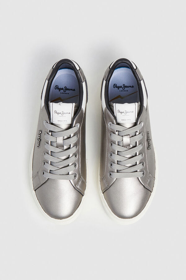 Pepe Jeans Classic Metallic Sneakers Siva