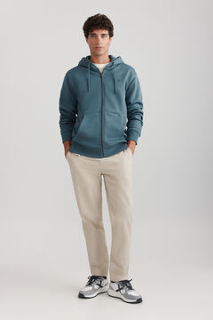 Springfield Basic open hooded sweatshirt