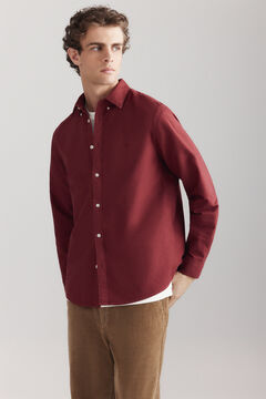 Springfield Chemise oxford teinte en pi&egrave;ce