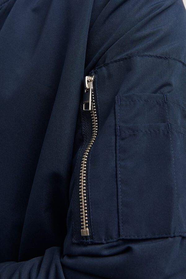 Jack & Jones Recycled bomber jacket blue