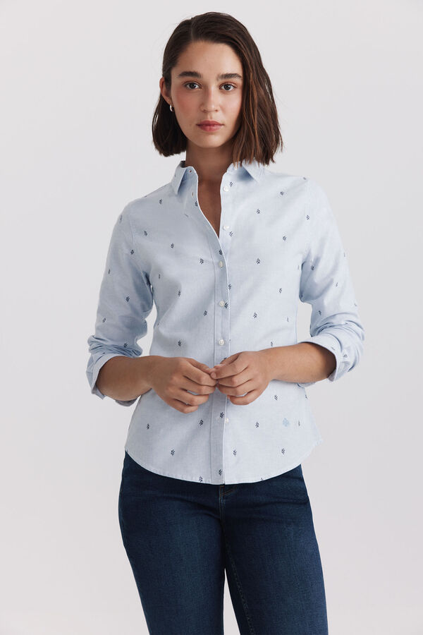 Springfield Oxford basic blouse blue