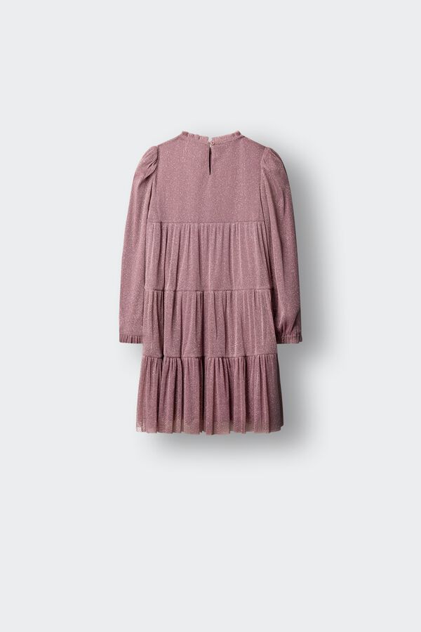 Springfield Kids Lurex girl's dress pink