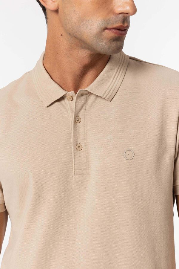 Tiffosi Piqu&eacute; Polo Shirt nude