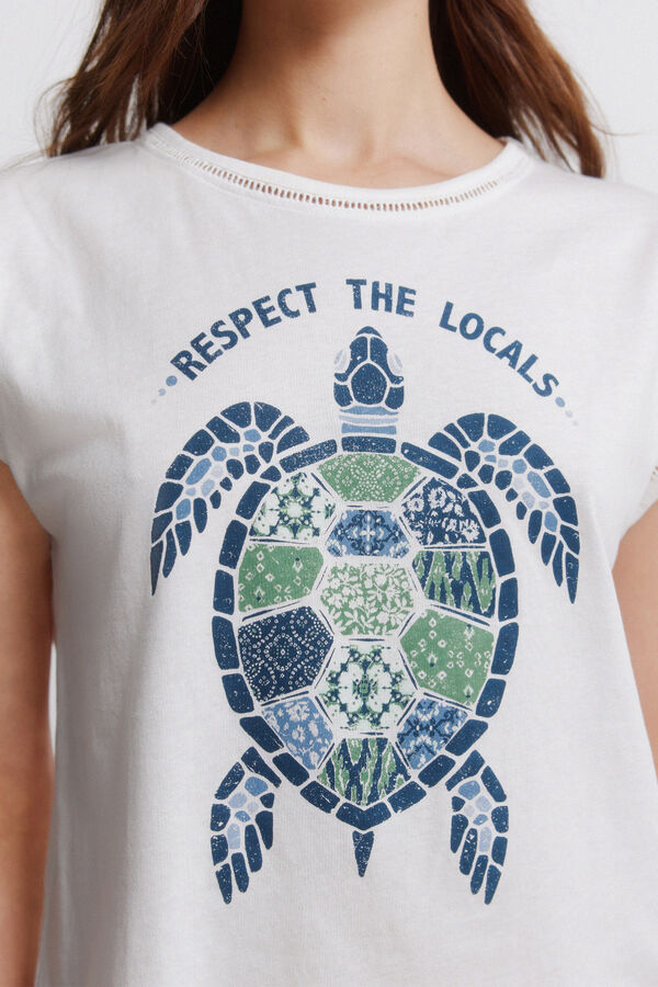 Springfield Printed short sleeve T-shirt printed