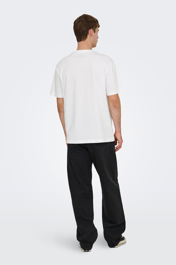 Only & Sons Camiseta manga corta blanco