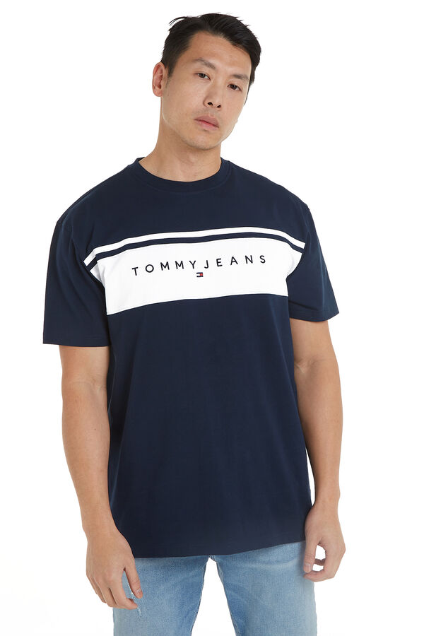 Springfield Men's Tommy Jeans T-shirt tamno plava