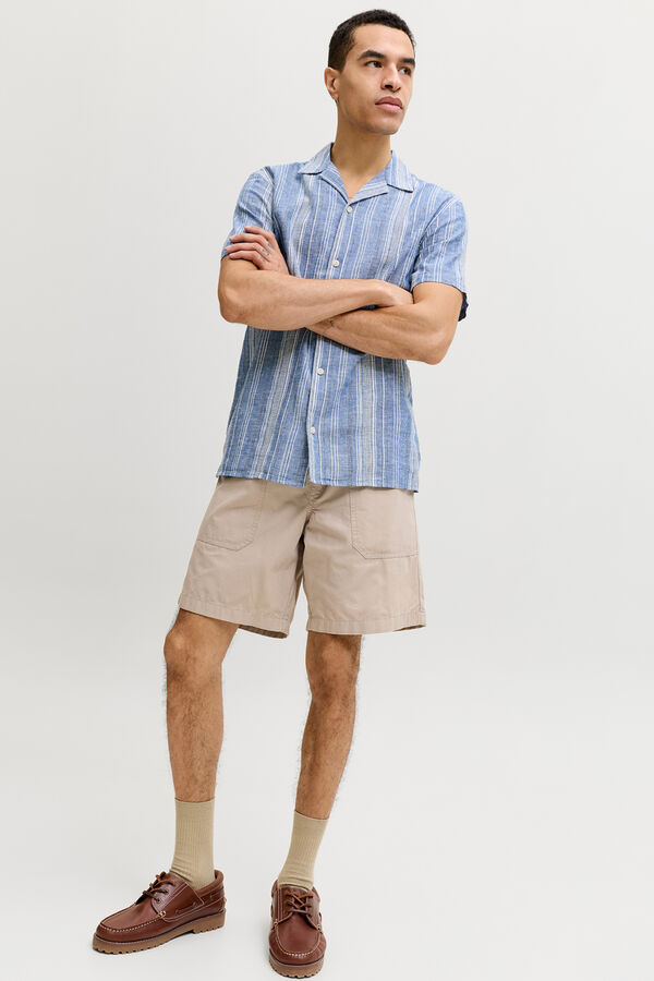 Jack & Jones Cotton jogger Bermuda shorts brown