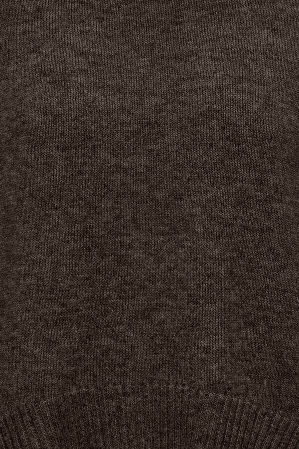 Only Asymmetric jumper brown