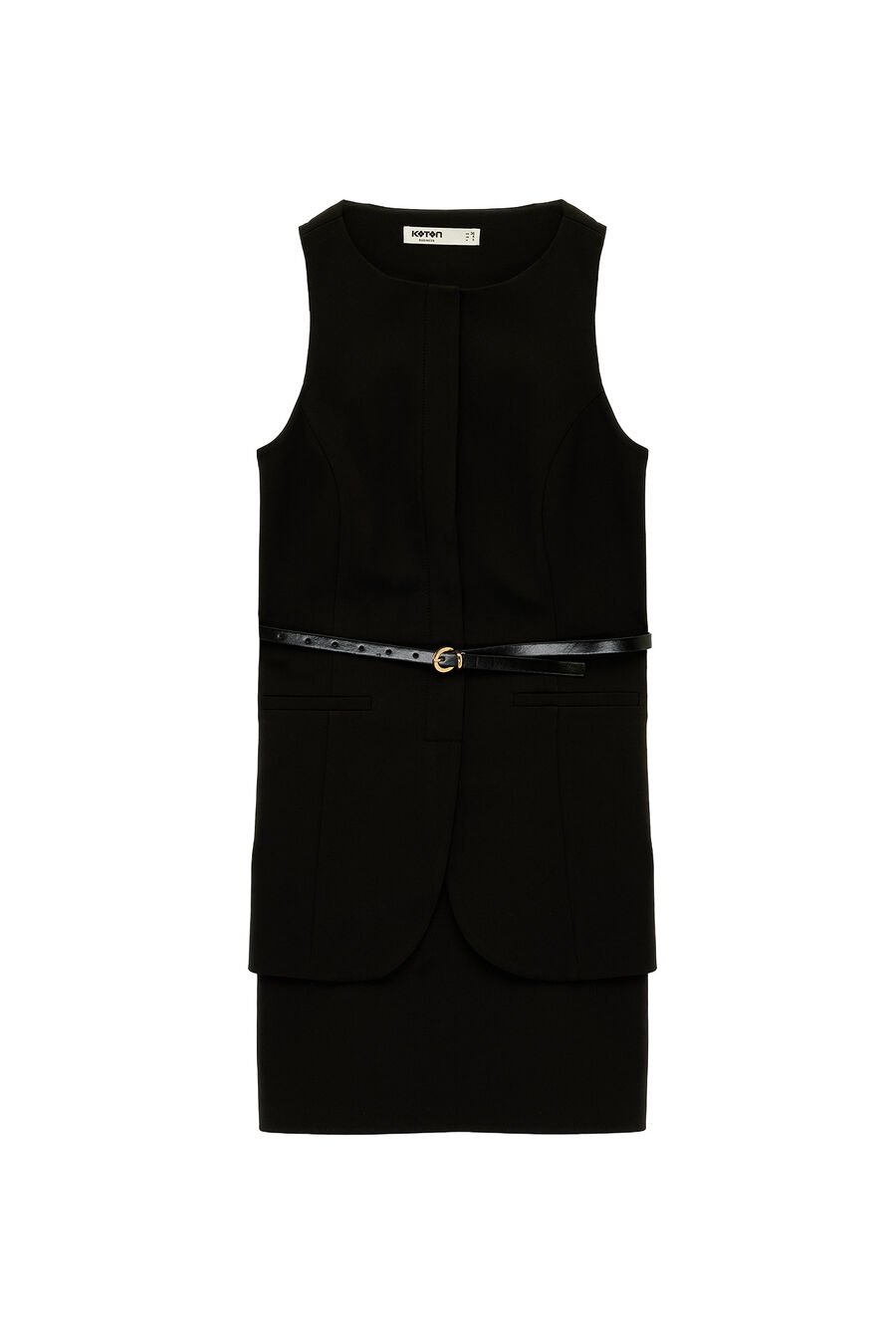 Minivestido detalle cinturón