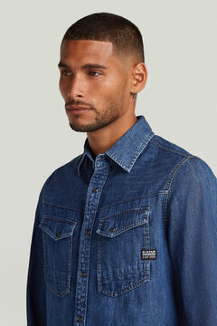 G-STAR Camisa vaquera de manga larga y corte ajustado