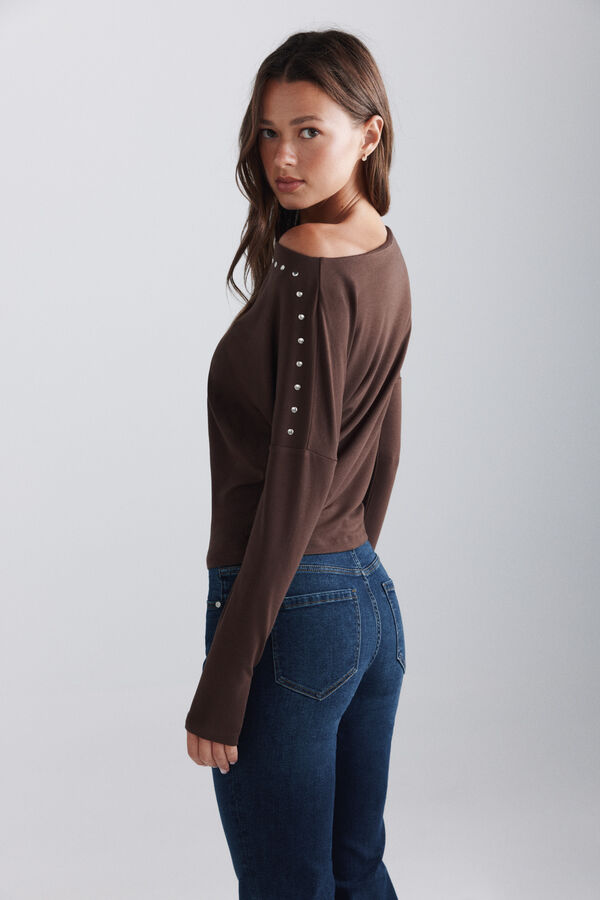 Springfield Studded top brown
