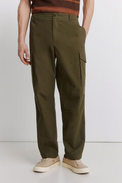 Springfield Straight fit cargo trousers
