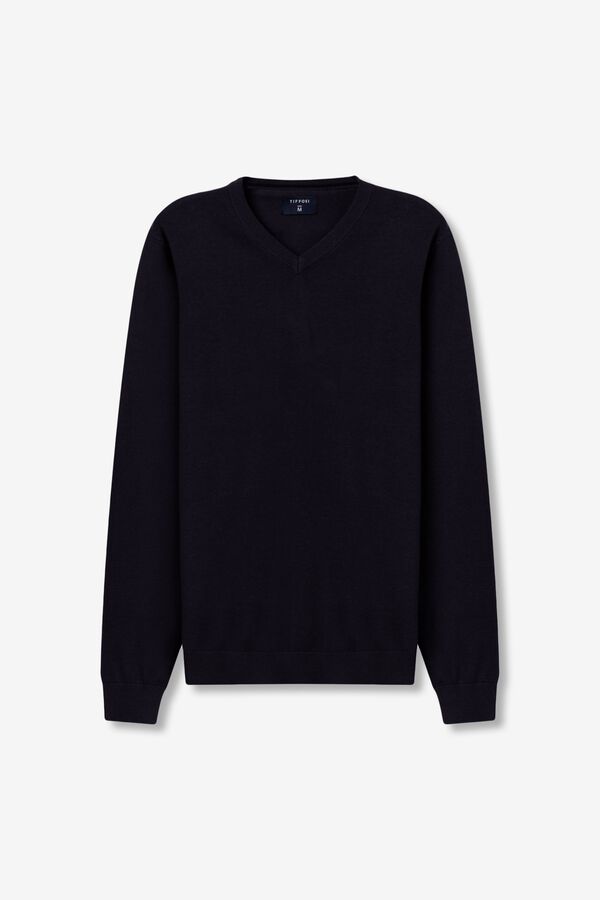 Tiffosi Basic Jersey-Knit Jumper blue