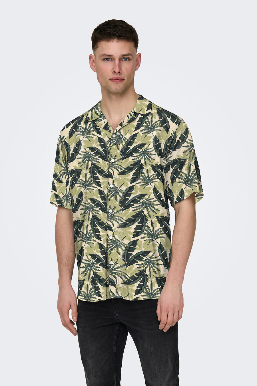 Camisa manga corta estampada