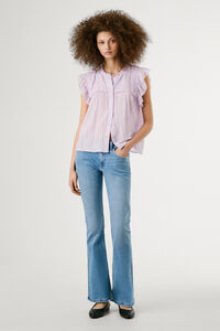 Pepe Jeans Pantalón denim flare tiro bajo Pimlico