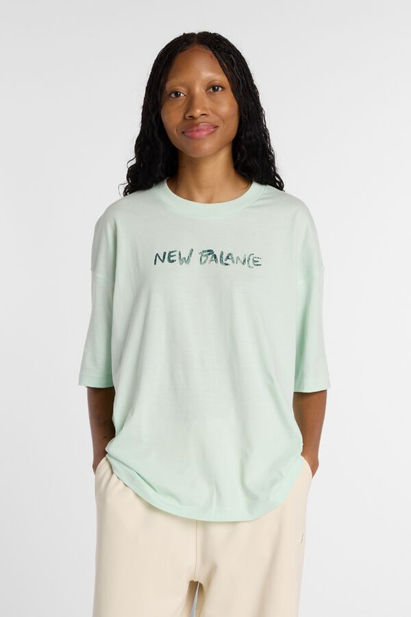 New Balance Short-sleeved T-shirt bleu