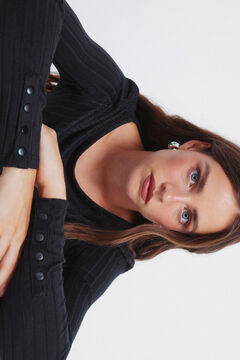 Springfield Ribbed boat neckline T-shirt