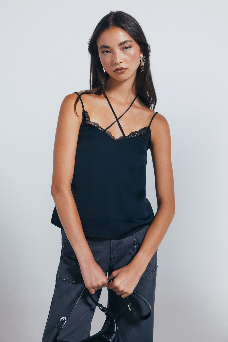 Top lencero puntilla