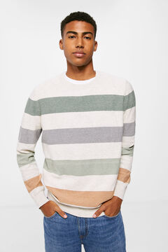 Springfield Coloured striped jumper grey