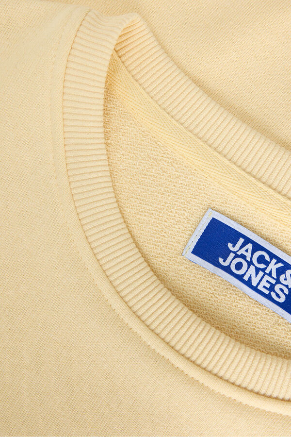 Jack & Jones Junior Sudadera cuello redondo amarillo