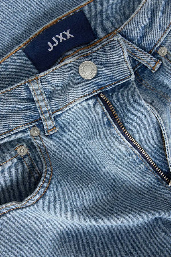 Jack & Jones Mid-blue denim mom fit jeans blue