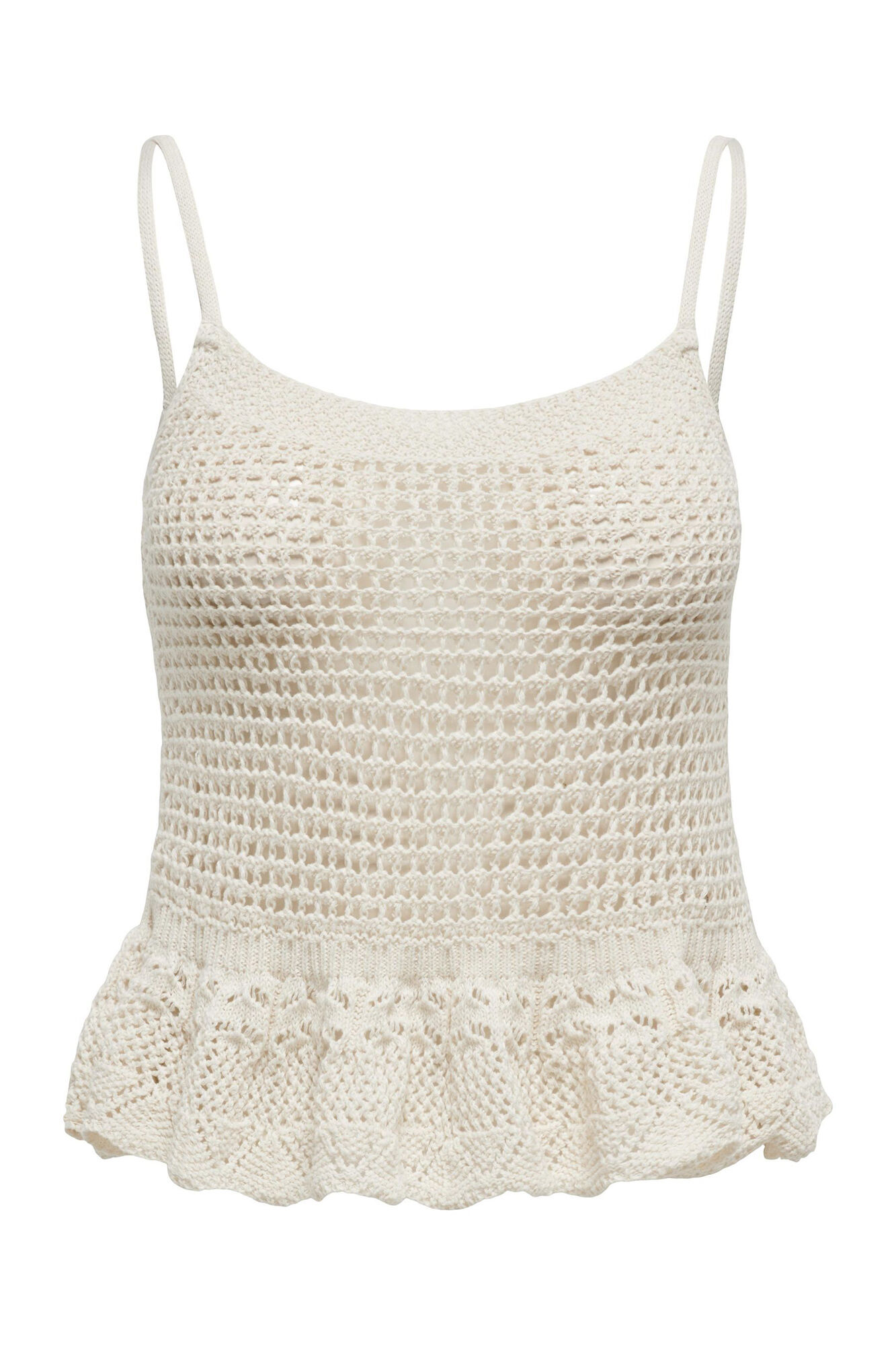 Only Camiseta tirantes crochet
