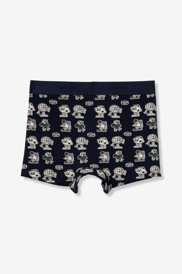 Tiffosi Boxers with animated characters blue