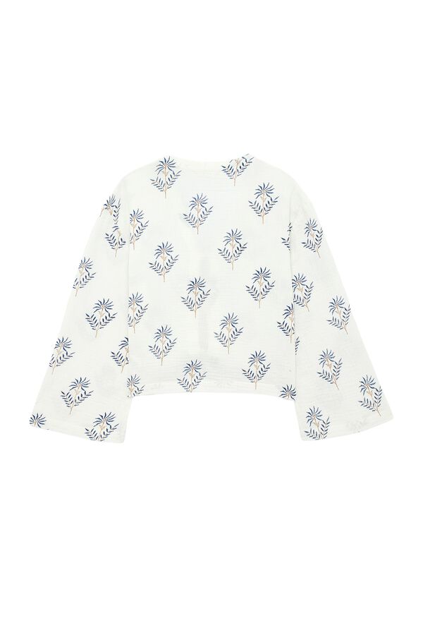 Koton Tie-neck blouse blue