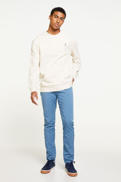 Springfield Coloured slim fit 5-pocket lightweight jeans indigo blue