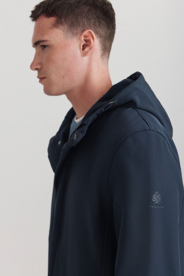 Springfield Softshell technical parka blue