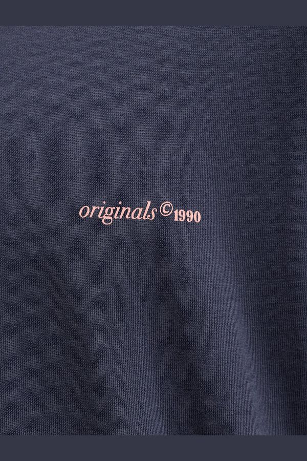 Jack & Jones Camiseta loose algod&oacute;n gris