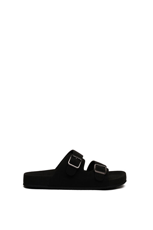 Paez Paez Sandal Bio Vegan Suede Black black