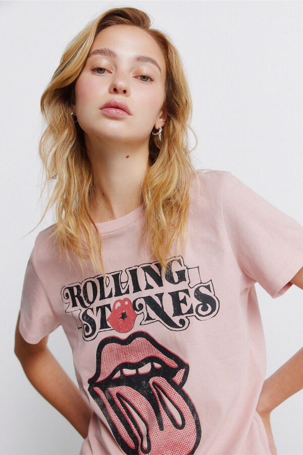 Springfield Short sleeve T-shirt pink