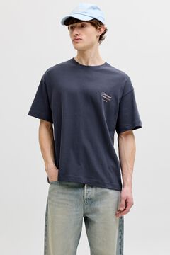 Jack & Jones T-shirt loose em algod&atilde;o