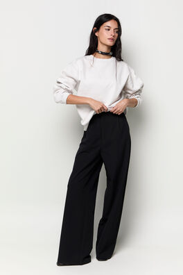 Pantalón wide leg relaxed pinzas