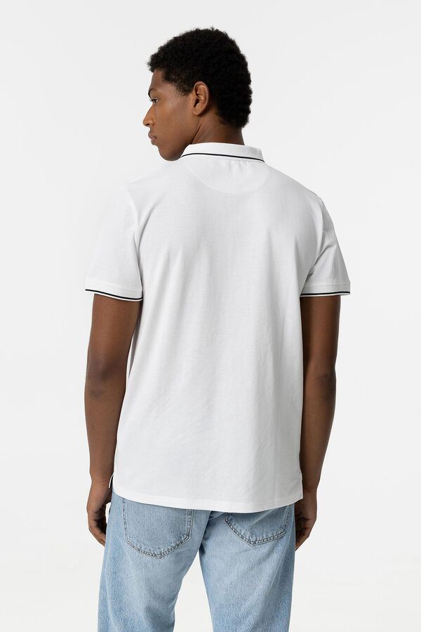 Tiffosi Polo Piqu&eacute; blanco