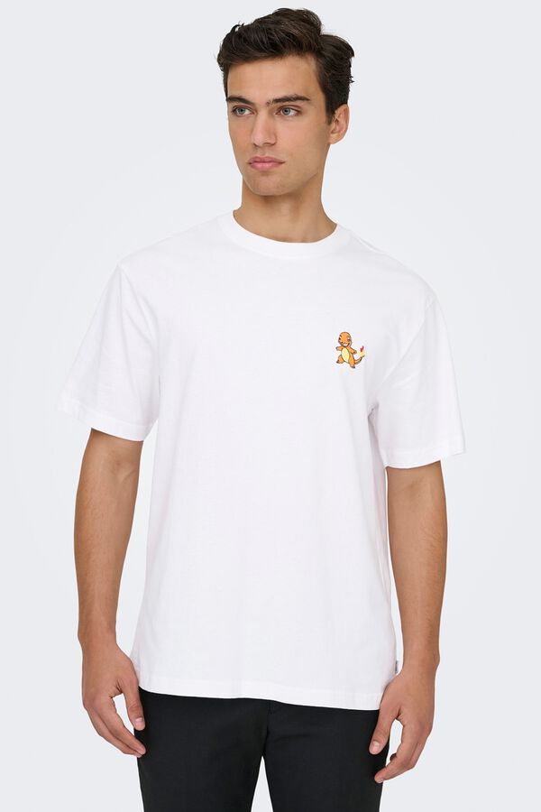 Only & Sons Short-sleeved T-shirt white