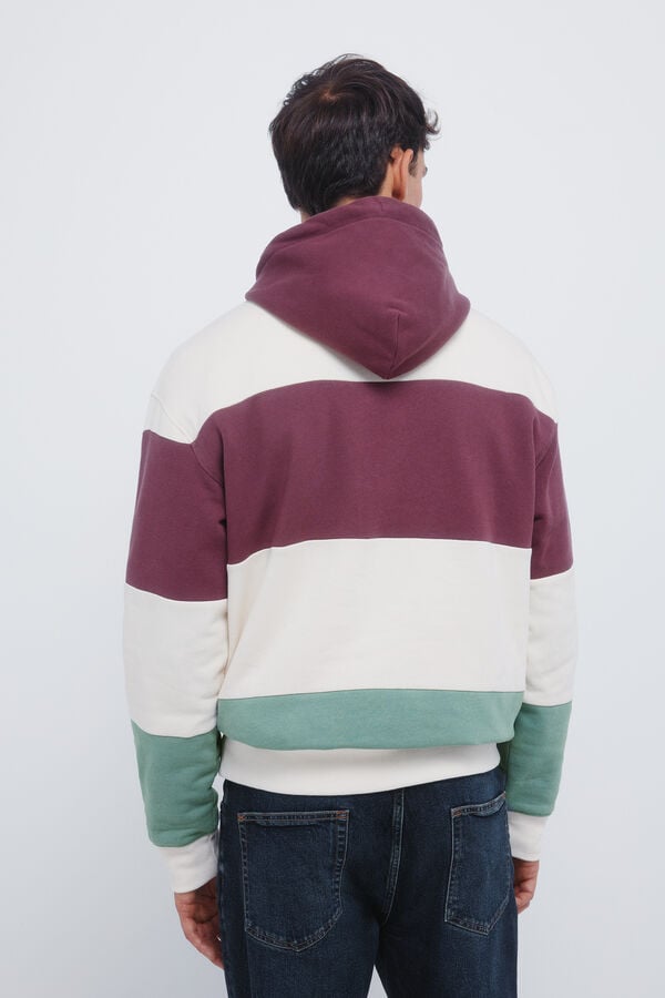 Springfield Sweatshirt hood cuts white