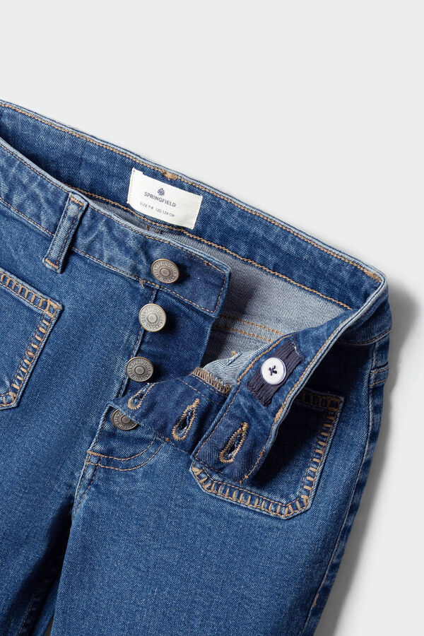 Springfield Kids Jeans Bootcut ni&ntilde;a azul