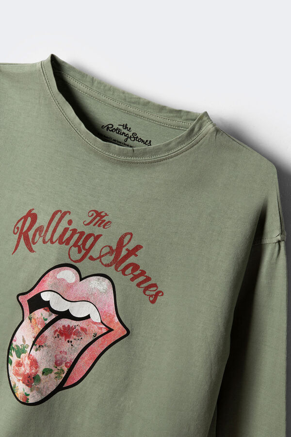 Springfield Girl's Rolling Stones T-shirt green