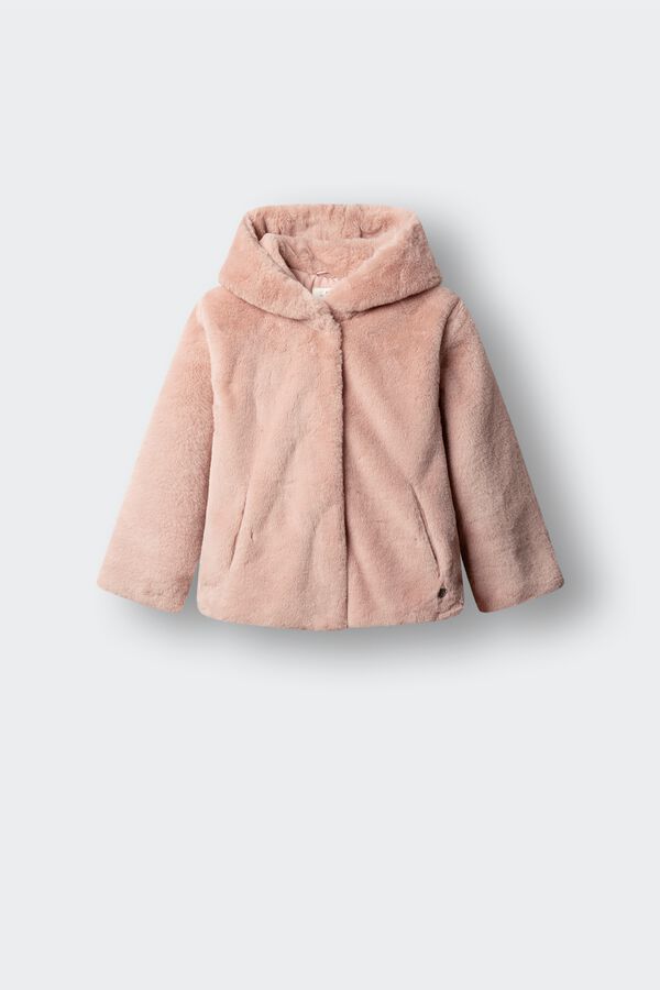Springfield Kids Chaqueta pelo ni&ntilde;a rosa