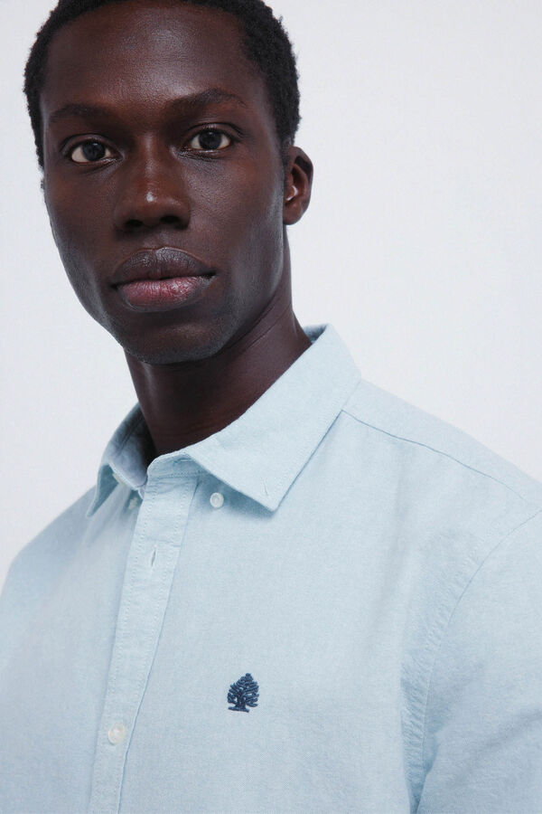 Springfield Camisa oxford coderas verde