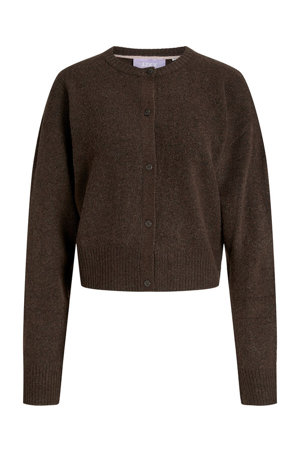 Jack & Jones Jersey-Knit cardigan with buttons nude