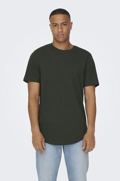 Only & Sons Basic-T-Shirt kurze &Auml;rmel Gr&uuml;n