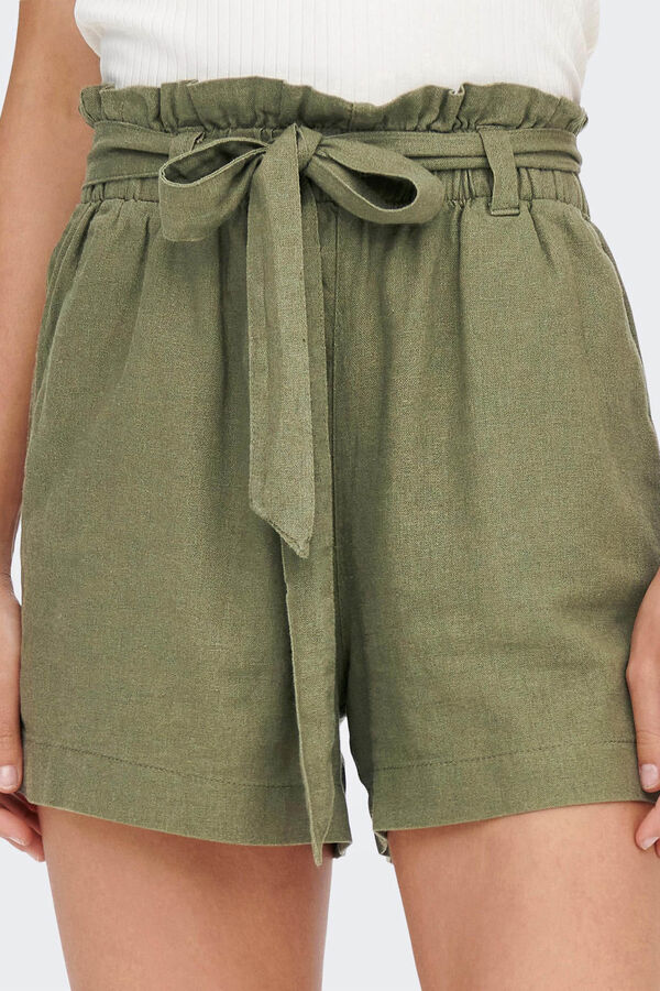 Springfield Linen shorts gris foncé