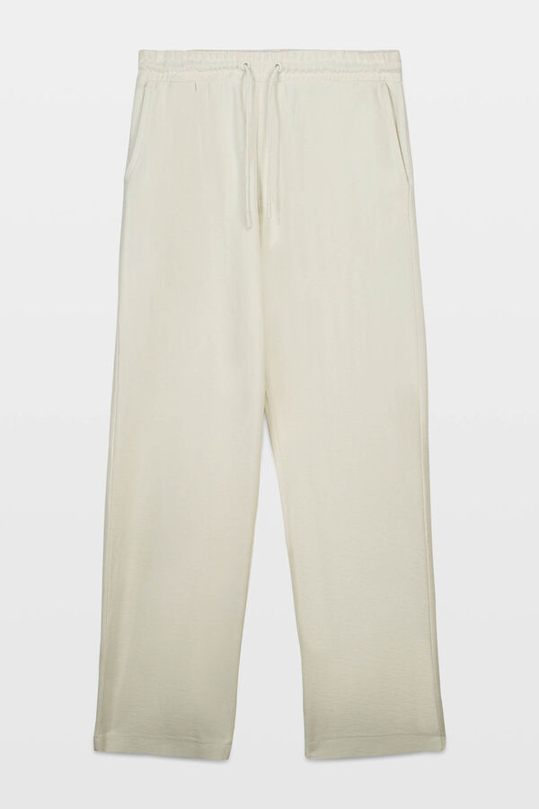 Springfield Pantalon jogger droit blanc